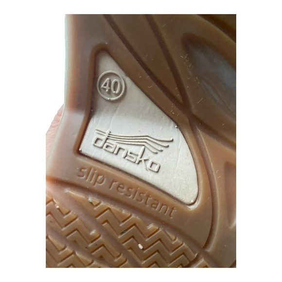 Dansko Mary Jane Clogs Slip Ons Size 40 Brown Leather Business Casual Work Shoes - Picture 6 of 12